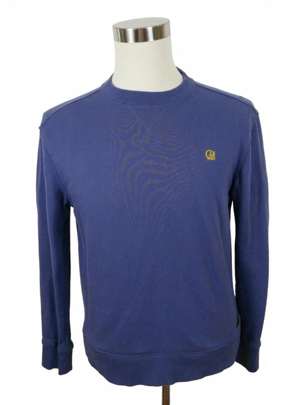 Cavi Para Rescue Mens Cotton Crew Neck Navy Blue Sweatshirt Size XL